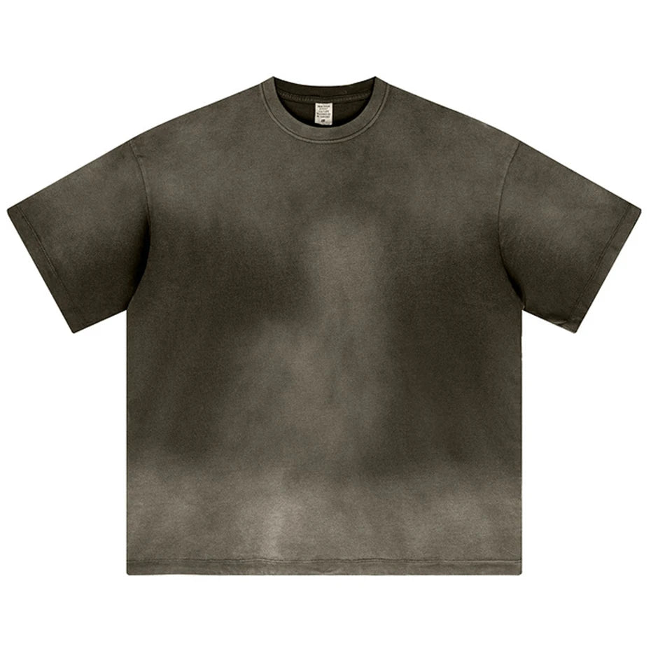 Streetwear Hip Hop Oversized T Shirts Summer Casual Loose Tee Tops Harajuku Vintage T-shirts Washed Retro Cotton Tshirts