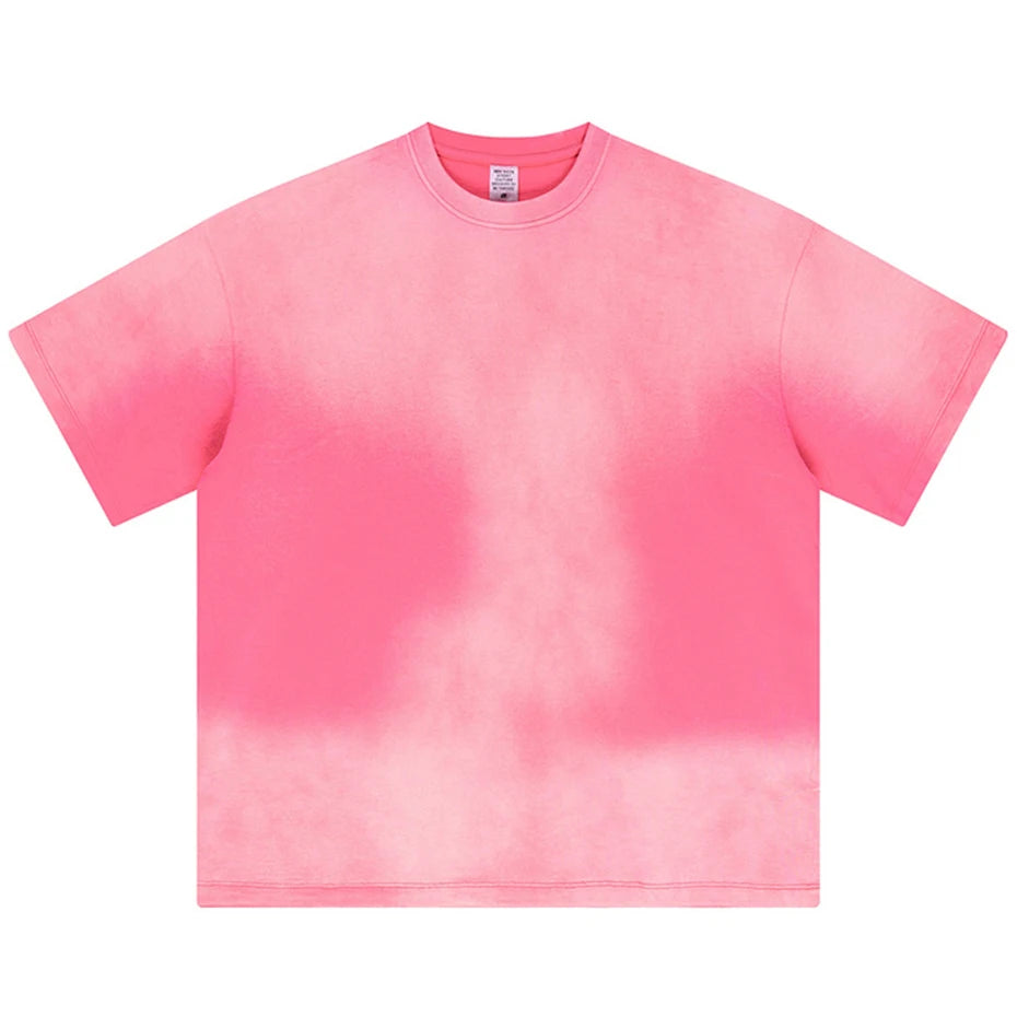 Streetwear Hip Hop Oversized T Shirts Summer Casual Loose Tee Tops Harajuku Vintage T-shirts Washed Retro Cotton Tshirts