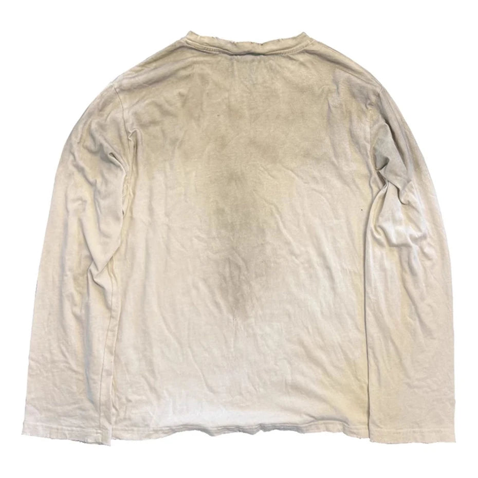 Eyes Graphic Men Hip Hop T-shirts Vintage Harajuku Oversized Long Sleeve Tee Tops Streetwear Tshirt