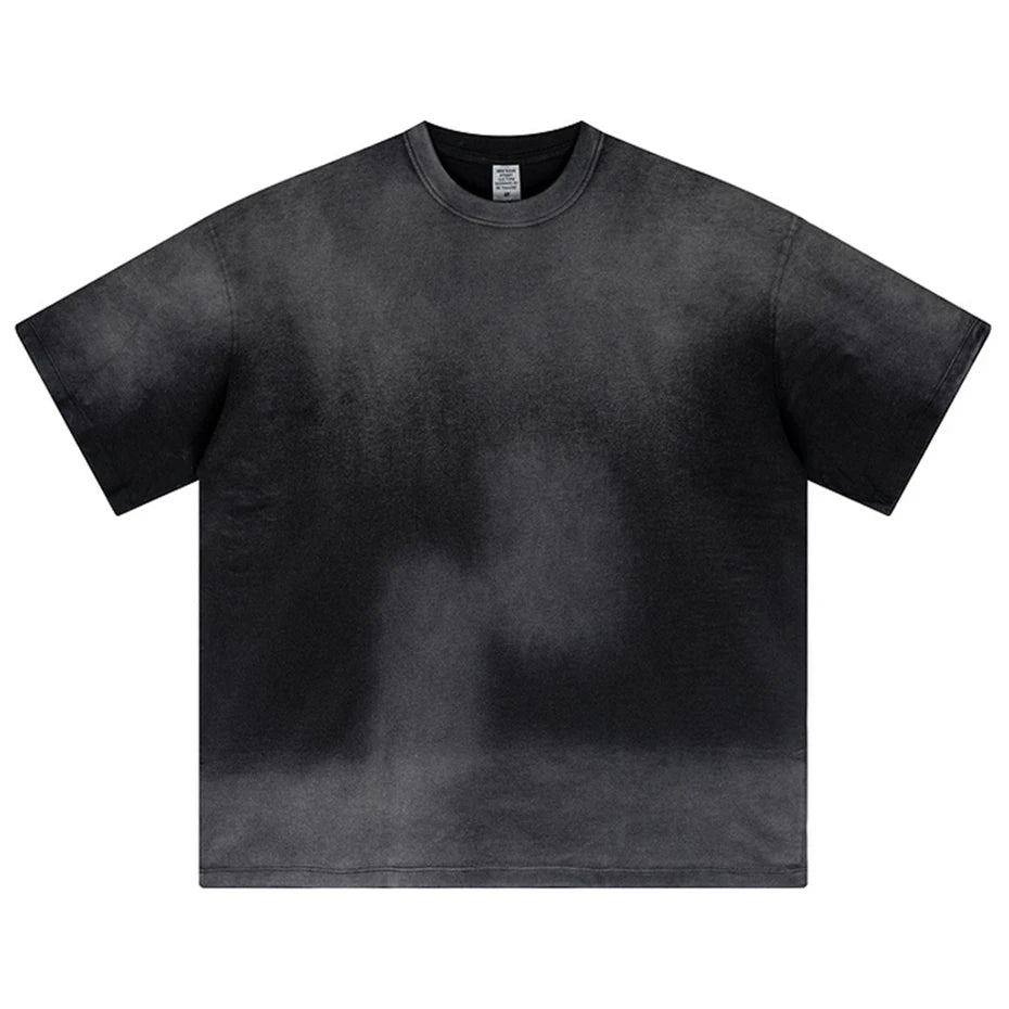 Streetwear Hip Hop Oversized T Shirts Summer Casual Loose Tee Tops Harajuku Vintage T-shirts Washed Retro Cotton Tshirts