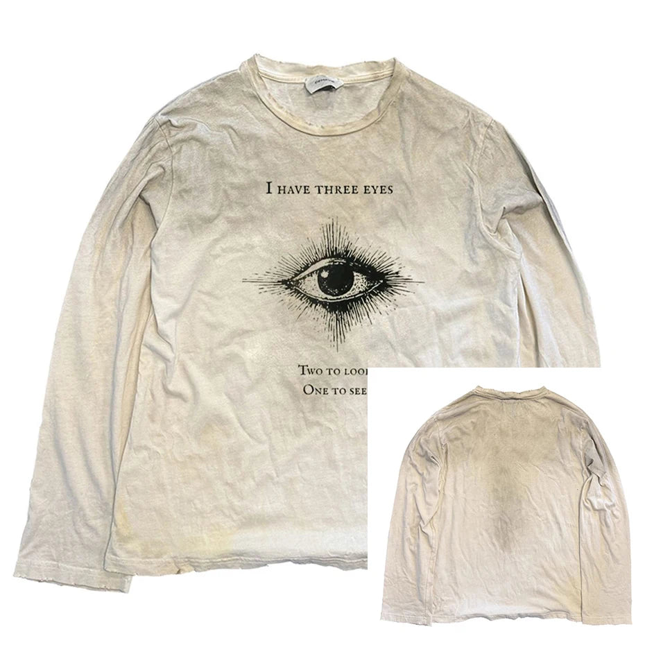 Anime Graphic Vintage T Shirts Y2K Harajuku Oversized Tee Tops Punk Gothic Tshirt Streetwear Hip Hop T-shirts Unisex